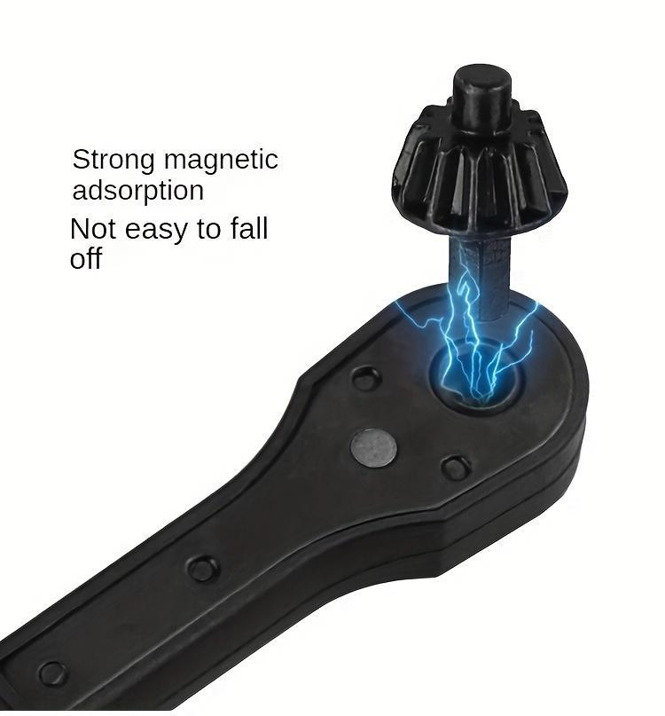 4pcs iron drill wrench 3-in-1 ratchet drill chuck wrench set,3-speed ratchet Forward and reverse rotation Anti-skid handle for easy operation Suitable for1/4-inch hex shank drill bits Best choice for both DIY and professional tools(drill bit chuck wrench)