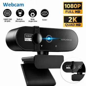 4K/2k/1080P Ultra High Definition Network Camera with Microphone Privacy Cover Wide-Angle View USB Plug and Play for PC and Laptop Supports Zoom and Microsoft Teams Webcam for Laptop Autofocus Webcam