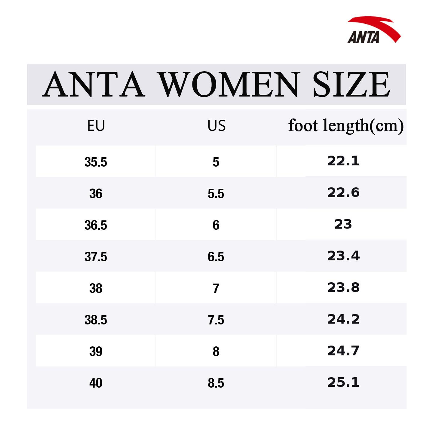 Anta Aojie 4 Women's Comfortable Fashion Sneakers with Non-Slip, Shock Absorption, and Durable Outsole Verifiable, with credentials and supporting global authentication