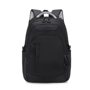New Unique Minimalist Letter Print Nylon Backpack for Teen Students, Lightweight Casual School Bookbag & Daily Daypack,Adjustable Padded Shoulder Straps, Ideal for Campus, Commute, Weekend Outings and Everyday Use