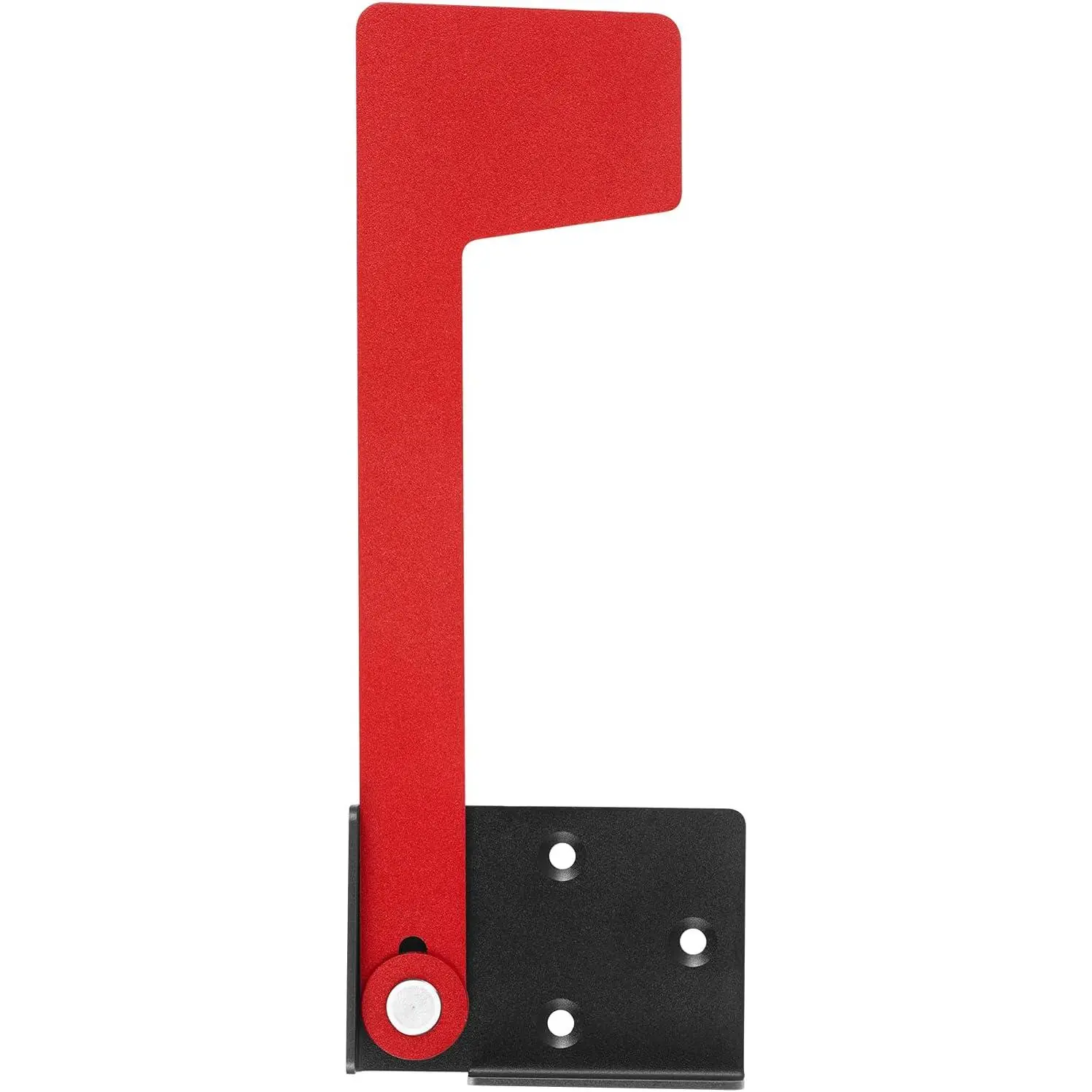 Professional Galvanized Steel Mailbox Flag Kit - Gravity Sink Fixed Design, Double-Sided Adhesive, Flag Display, Kit Includes Screws, Multi-Mount Options for Metal/Brick Surfaces (Vertical/Horizontal)