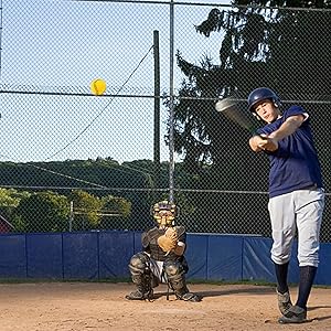 AGS Urspasol 20 Pack Mini Foam Baseballs 1.6-Inch Pitching Machine Baseball - Perfect for Hitting Practice and Pitching Improve Your Batting Accuracy Training Black Stitching