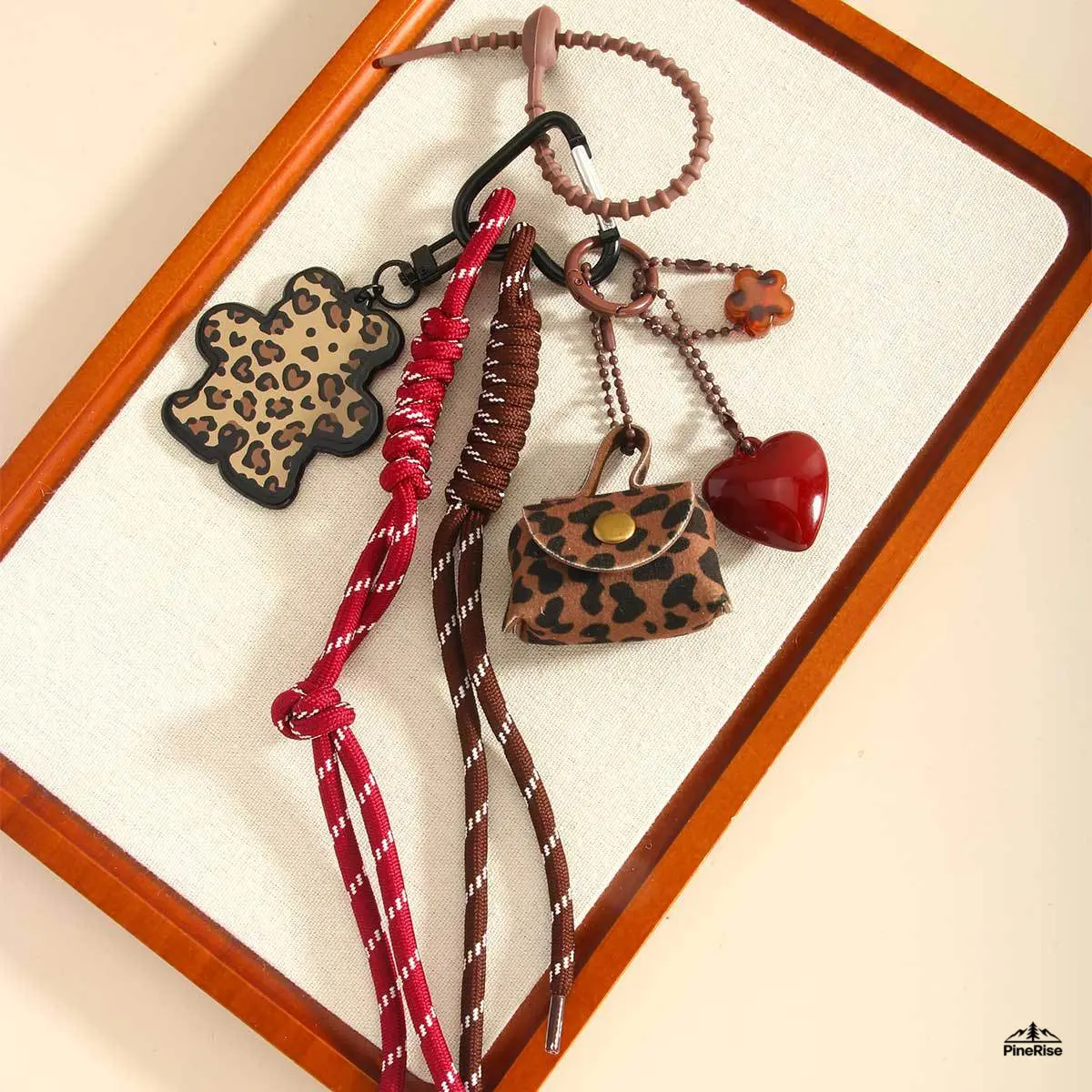 General Cartoon Bag Charms Hot Selling Cute Pendants Niche Diy Handmade Ornaments With Bear Camera Coffee Cup Lanyards Stylish Sturdy Decorations For Outdoor Hiking Cycling Camping School Commute Travel Backpack And Handbag Matching