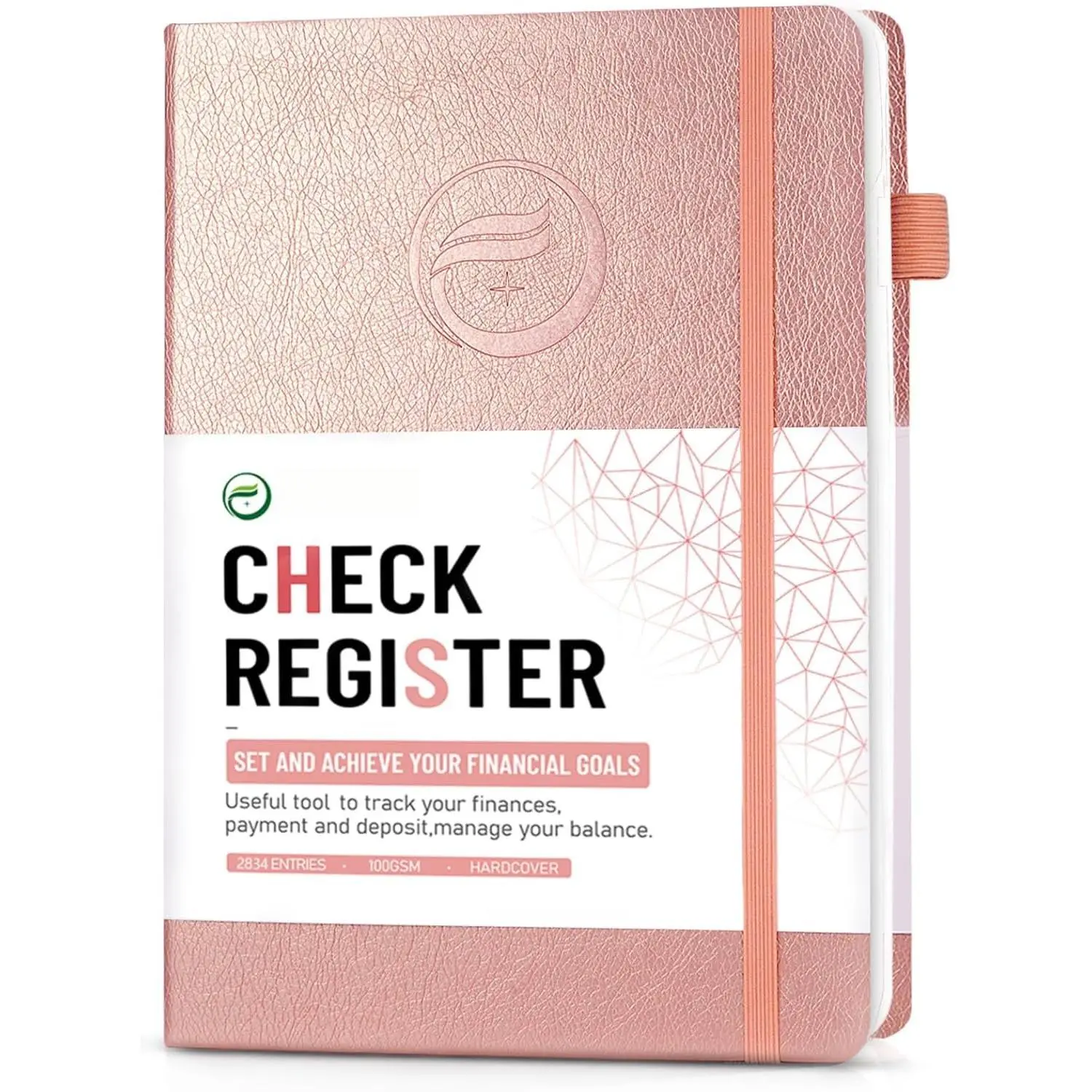 Check Registers for Personal Checkbook,  Checkbook Register with Check & Transaction Registers, Accounting  Log Book for Personal and Work, 5.8" x 8.3" ()
