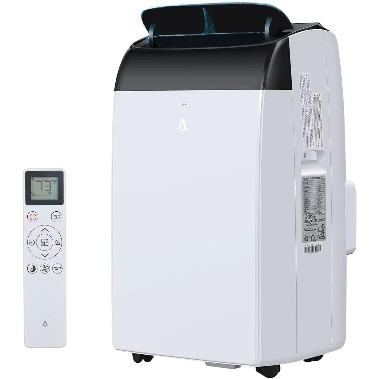Air Conditioner, 12000BTU Portable Air Conditioner, 3-In-1 with AC Unit Freestanding, Cools Up to 550 Sq.Ft, for Home Garage RV