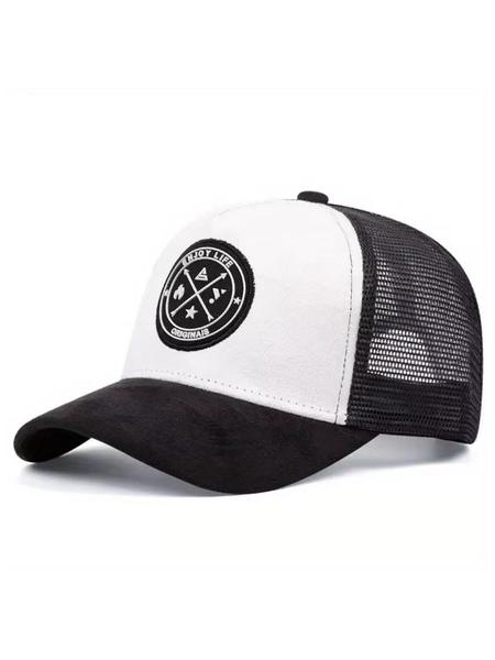 Unisex Street Style Random Pattern Baseball Cap, Casual Trendy Colorblock Baseball Cap, Fashionable Hat for Outdoor Sports for Men & Women