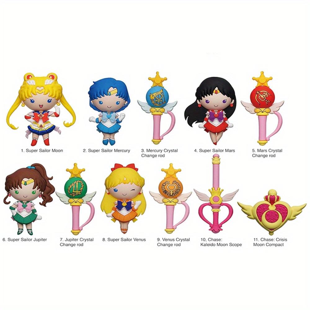 Official Sailor Moon 3D Anime Character Keychain Pendant, Mystery Blind Box Design, Perfect Gift for Fans & Collection Lovers
