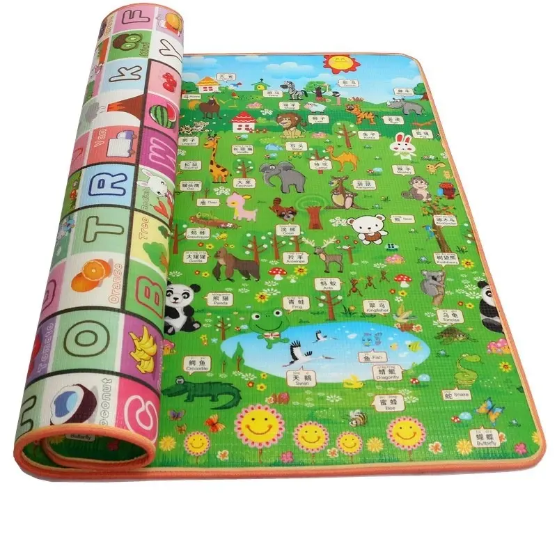 0.5cm Thick Soft Foam Baby Crawling Mat, Developmental Puzzle Carpet for Nursery Play, Kids' Early Learning Playmat Toy