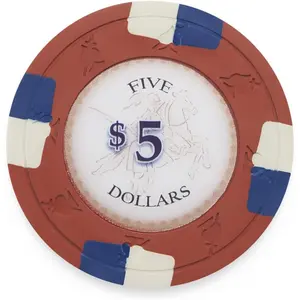 Pack of 50 Poker Knights Poker Chips Heavyweight 13.5-gram Clay Composite