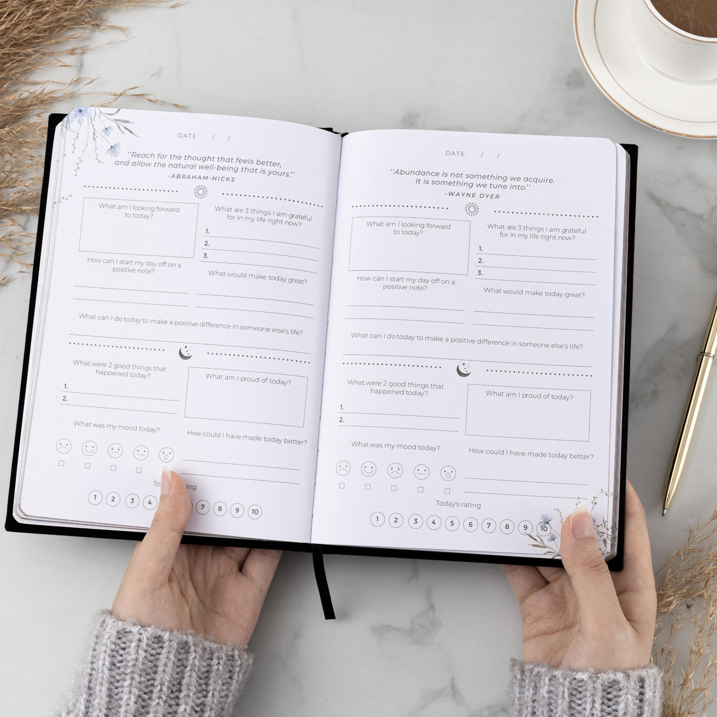 Universal Diary Notebook, 1 Count/1 Set Daily Personal Planner Notebook, Portable Journal-record Notebook for Plan & Office & Budget, Daily Devotional Journal, Travel Diary Notebook, Daily Guided Journal