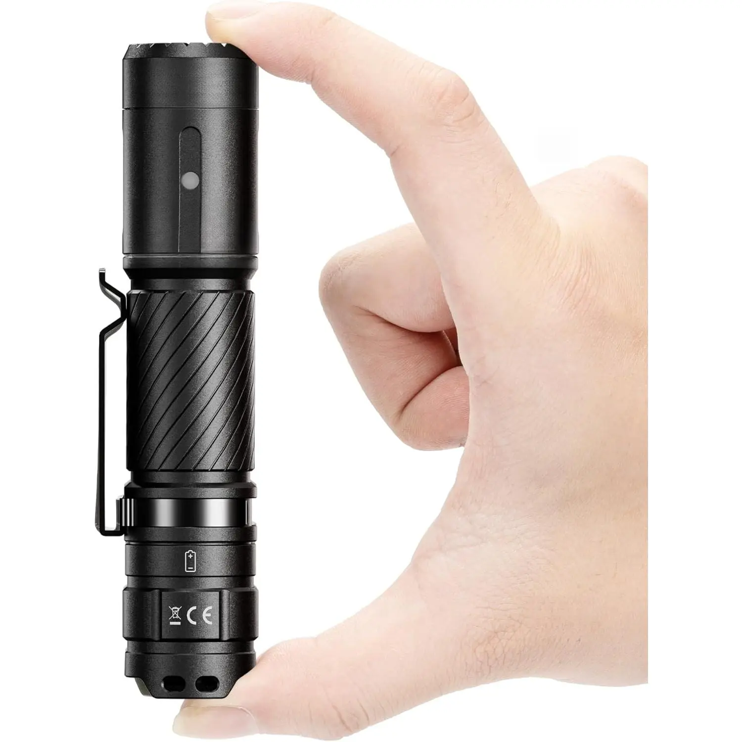 Flashlight 1200 High Lumens Rechargeable Flashlights 6 Modes Super Bright IP68 LED Tactical Flashlight for Camping, Home, Emergency, Rescue, Hunting, Inspection, Repair, Tool Gifts for Men