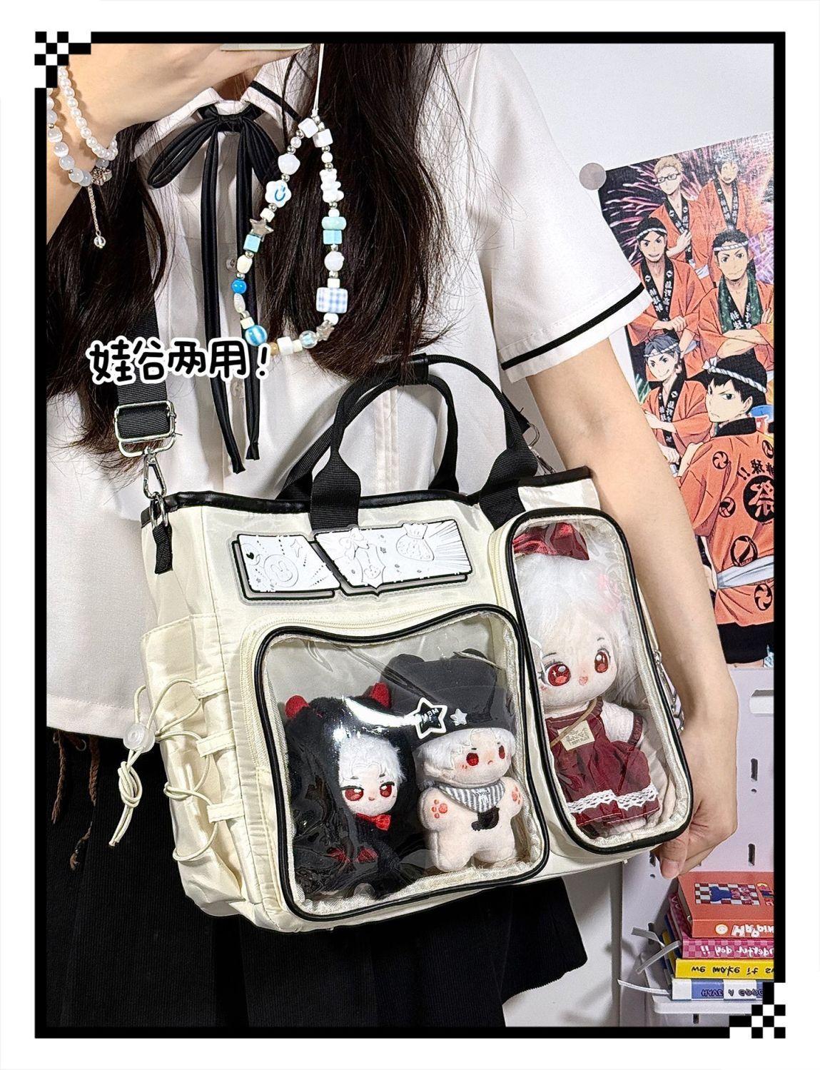 Japanese Cute Girl Ulzzang Ita Bag Daily Commuting School Bag Backpack Fashionable Y2K Shoulder Bag Dolls Bag Bags for Women