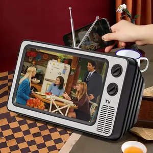 12' Screen Magnifier for Cell Phone-Retro TV Amplifier   Mobile Phone Screen Magnifying Enlarger for Movies Videos , Screen AmplifierFit for  Smartphones (Technology Grey)