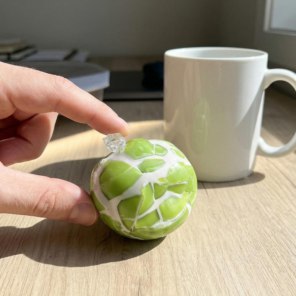 Crunchy Grape Squishy Toy Stress Relief Squeeze Toy Green Grape Crispy Texture Fidget Toy For Anxiety Adults Gift