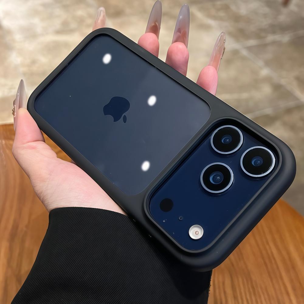 Intelligent Camera Touch Button Crystal Clear Phone Case for iPhone 17 Pro Max 17 Pro 17 Air Transparent Shockproof Cover Funda