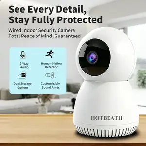High-Definition Indoor Surveillance Camera, Clear Video Monitoring for Home Security, Reliable Interior Watch System, Easy Installation
