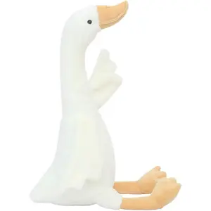 15.7" Swan Stuffed Animal,Goose Plush White Stuffed Animal Toy Gifts for Kids