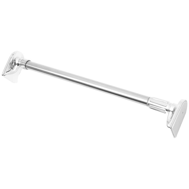 Thickened Stainless Steel Retractable Tension Pole Adjustable Telescopic Clothes Drying Rod For Bathroom Shower Window 50-80Cm