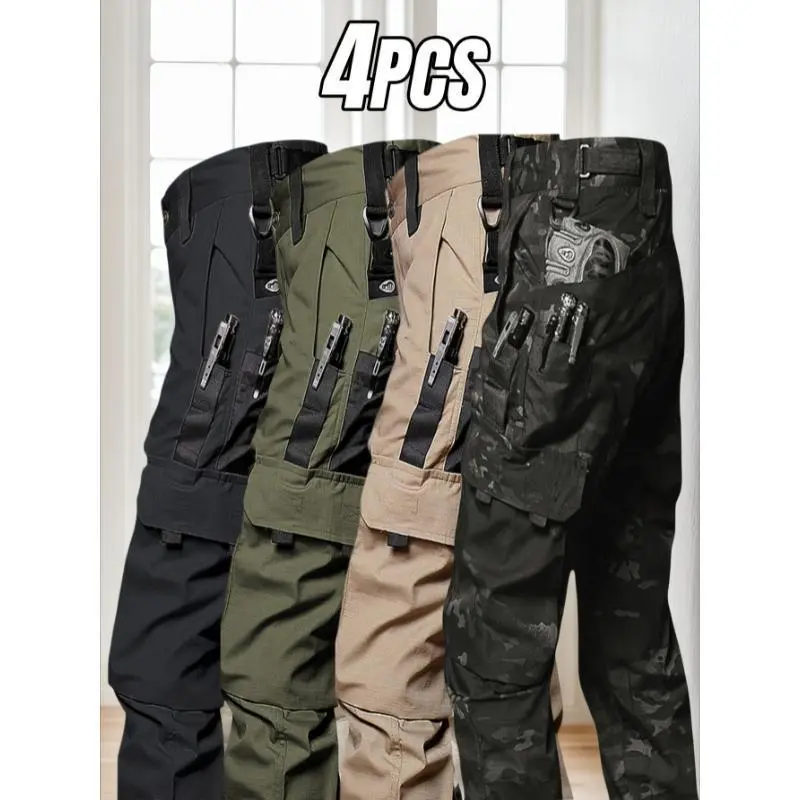 Tactical Pants for Men Stretch, Ripstop Work Men, Lightweight Hiking Cargo Pants,, Outdoor Apparel, Gift Summer  Quality(Sheets)