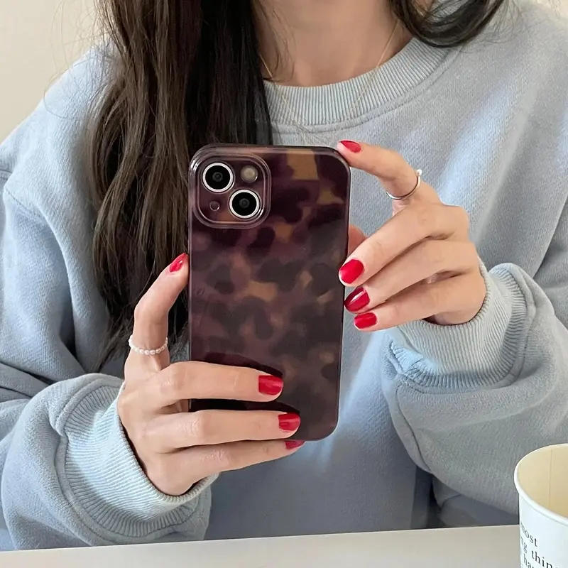 Vintage Copper Rust-Color Amber Phone Case Compatible with Apple iPhone 17 Pro Max/Air/16 Pro/15 Plus/14 Pro Max/13 Pro/12/11 cases., Accessories, Protection