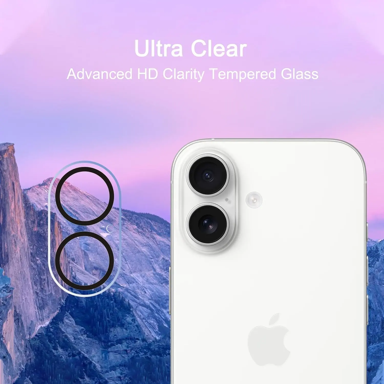 iPhone 17 Camera Protection Film, Lens Protector, Tempered Glass, 3-Piece Set, High-Quality, Oil-Resistant, Ultra-Durable, Fingerprints Resistant, Easy Installation, Accessories