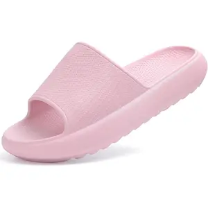 Slide Sandals  Women Men Ultra Comt Recovery Pillow Slippers Soft Summer Beach Shoes with Low Arch Support