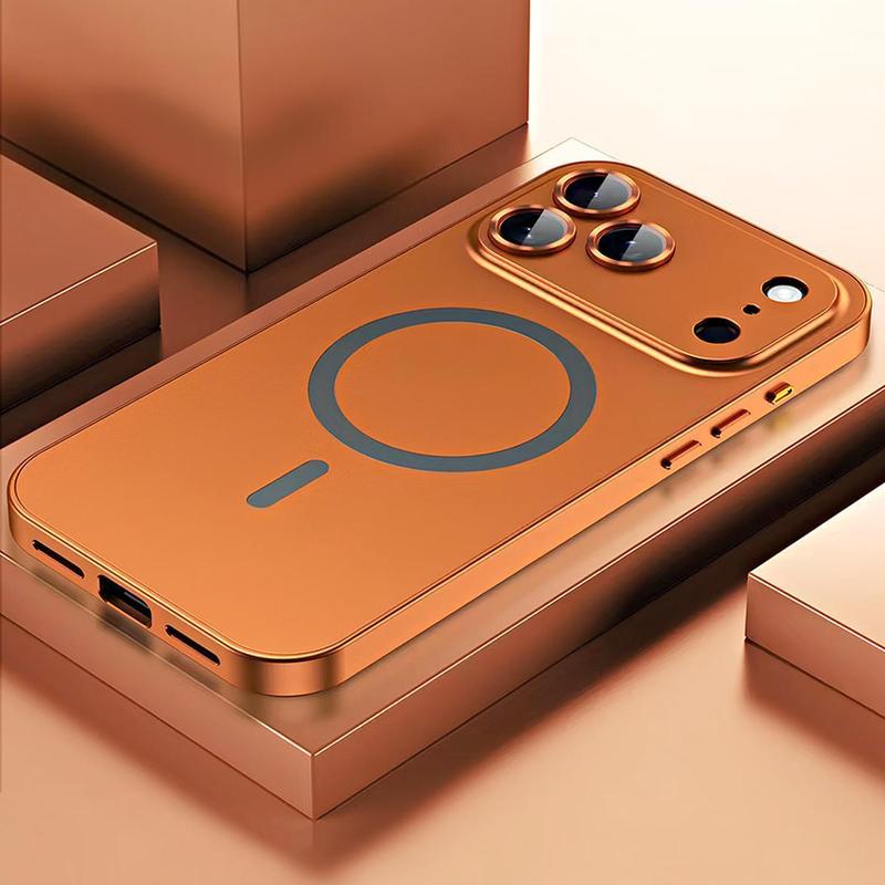 ACCE Original Nano Matte New Large Window Glass Lens Camera Protective Support Magnetic Phone Case, Suitable For iPhone 17 16 15 14 13 12 11 Pro Max Plus Shockproof Phone Case