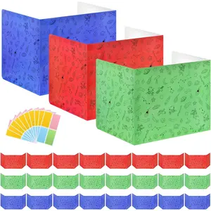 24 Pack Student Desk Dividers, Cardboard Privacy Shield Folder Boards, Classroom Divider for School Teachers Home Use