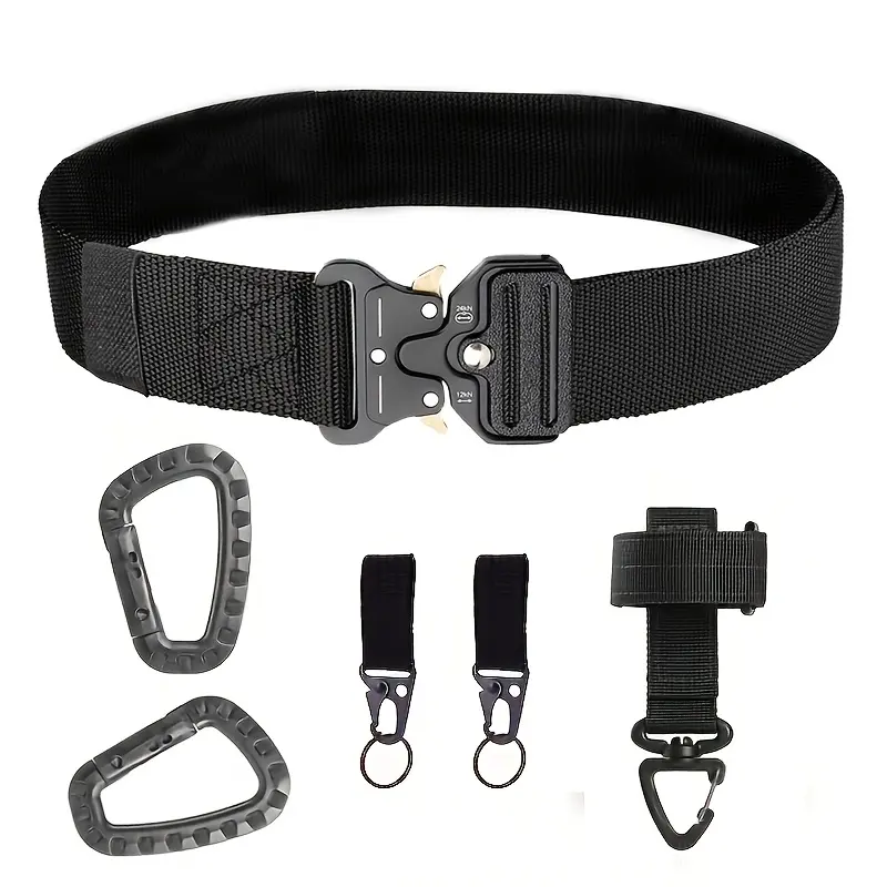 Heavy-Duty Black Tactical Nylon Diving Weight Belt, for Sports & Outdoor Water Sports Activities
