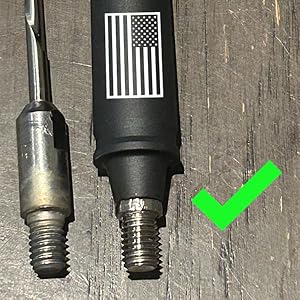 BASIC SUPPLY American Flag Car Truck Bullet Antenna Replacement - Anti-Theft Design for Jeep Wrangler Gladiator JL JK JT Rubicon Sahara Unlimited Sport 4xe Willys Mojave 2007-2025 (Black)