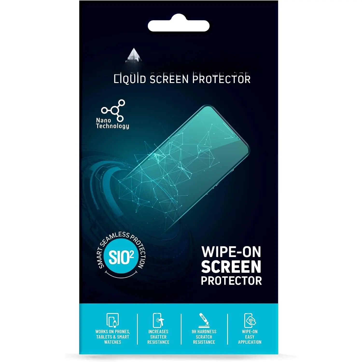 Liquid Glass Screen Protector - Wipe  Scratch and Shatter Resistant Nano Protection for  Phones Tablets  Watches