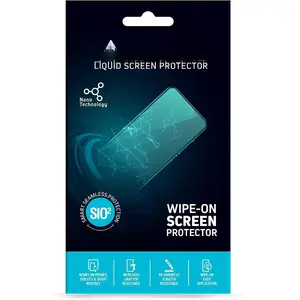 Liquid Glass Screen Protector - Wipe  Scratch and Shatter Resistant Nano Protection for  Phones Tablets  Watches
