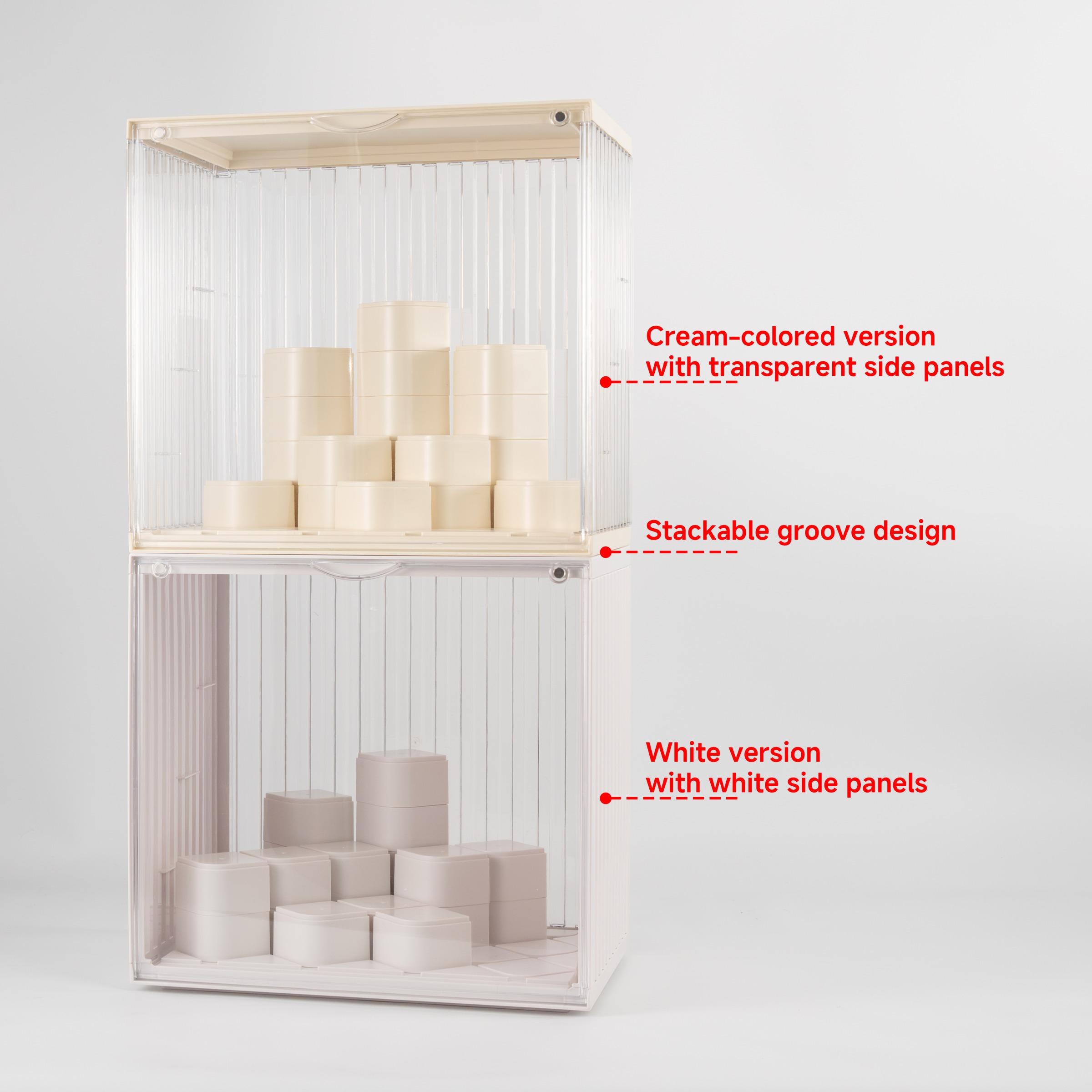 Plush Keychain Large Display and Storage Case, Dustproof & Moisture-Resistant, 20 Building Block DIY Modules, Customizable Stackable Combos, Ideal for Labubu, Skullpanda, DIMOO, HIRONO, MOLLY Collectors, Cute Soft Keychains