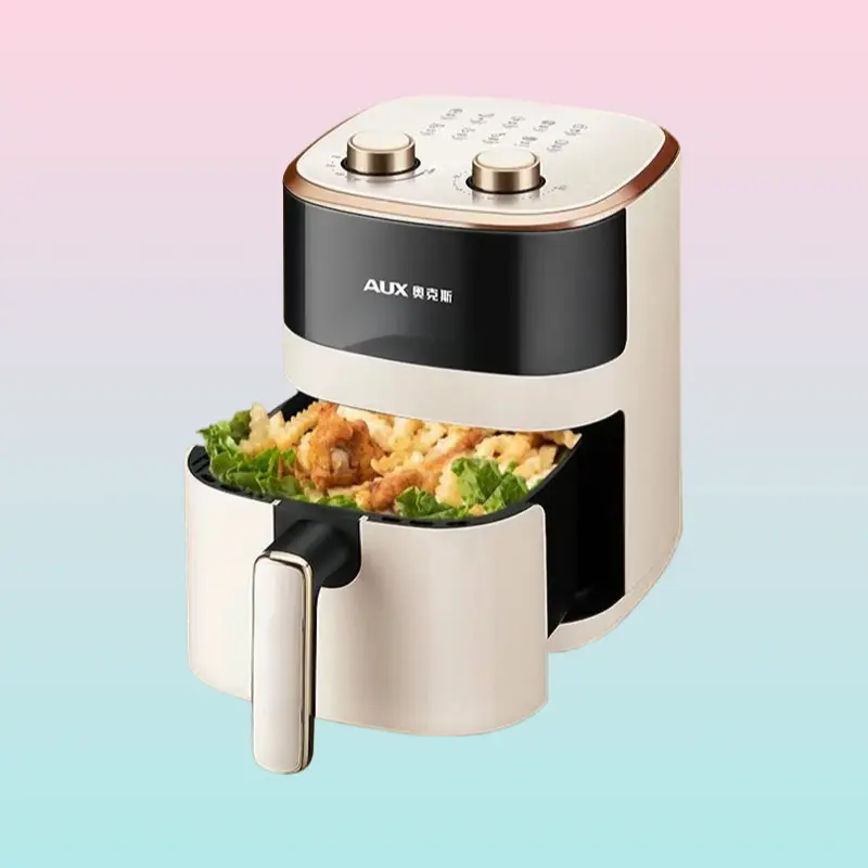 Flip‑Free Visual Household Air Fryer Multifunctional Machine Combining Commercial Oven and Microwave Functions