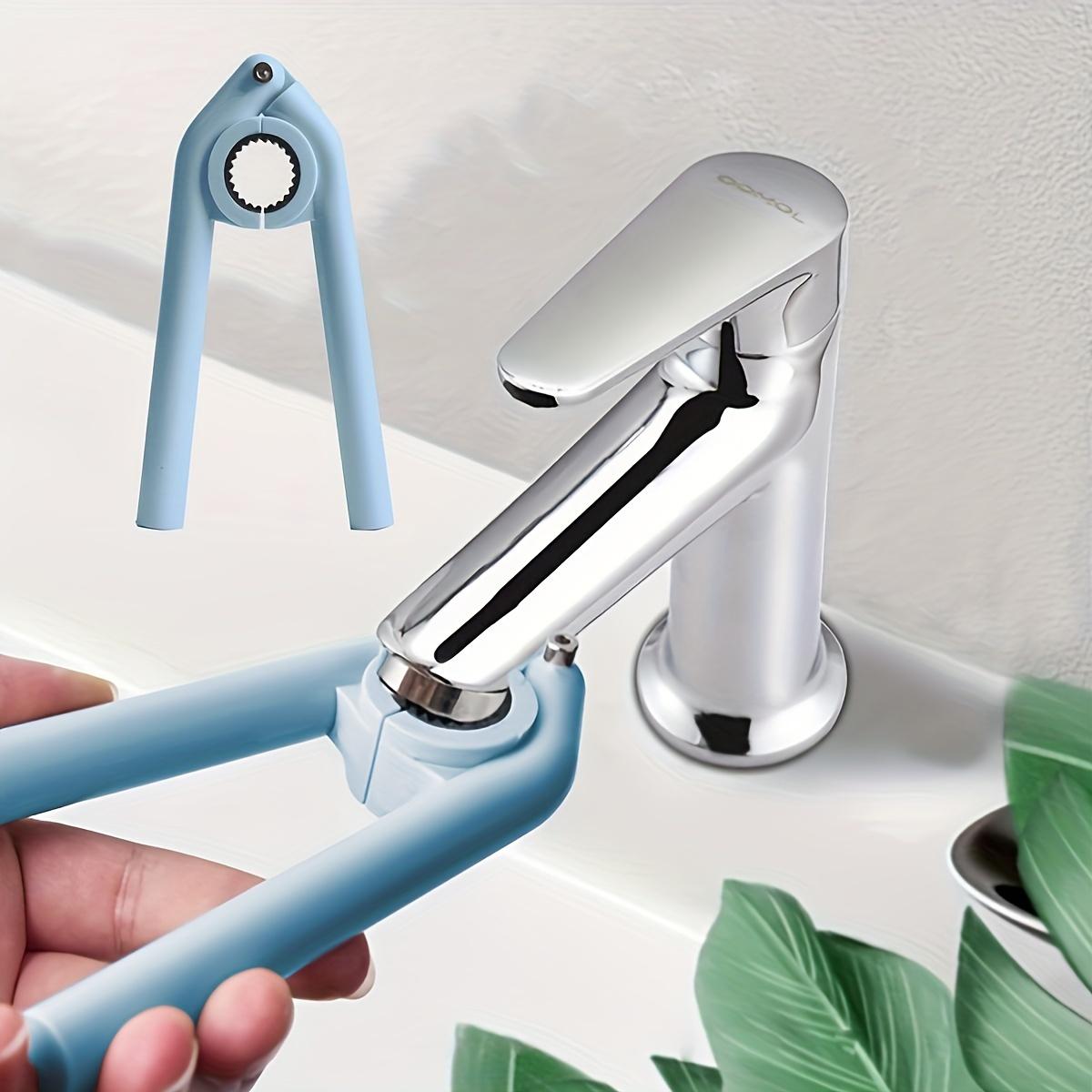 1pc multifunctional faucet and sink installation tool - plastic filter cleaning wrench with ergonomic round handle, easy to use, for installation and removal of bathroom accessories - industrial hand tool, faucet wrench, functional design, textured handle