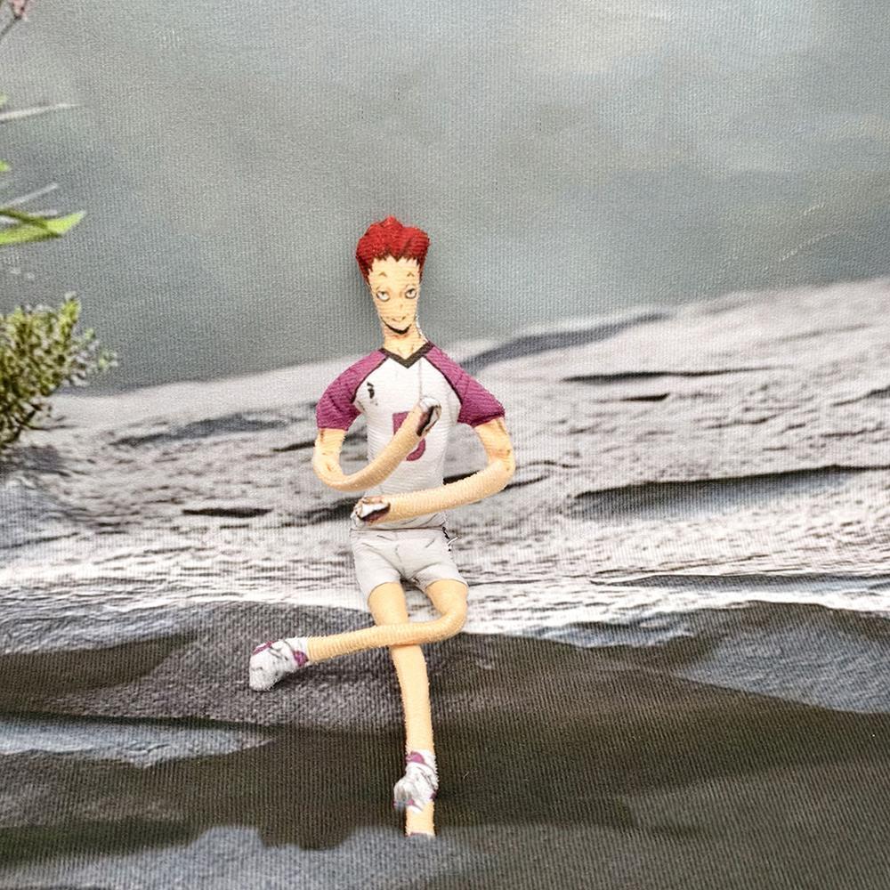 Anime Haikyuu Hinata Shoyo Kozume Kenma Cosplay Keychain Plush Cotton Doll Slender Twistable Shape Room Decoration Festival Gift