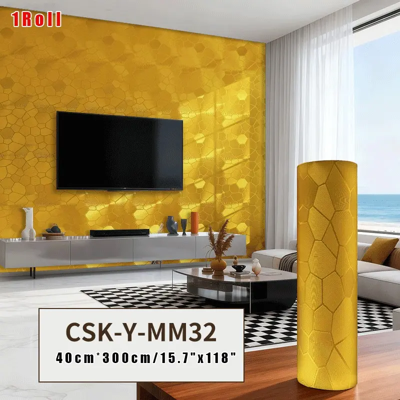 1 Roll Self Adhesive Stainless Steel Mirror Wallpaper, Imitation Metal Gloss Wall Sticker, Oilproof Waterproof Removable Peel & Stick Wall Covering, Waterproof Wall Decals, DIY Decor for Home Wall Decoration