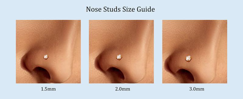 MILACOLATO 12Pcs 18K Gold Nose Ring Stud 316L Surgical Steel Nose Piercing Jewellery CZ Inlaid L-Shape Nose Studs Nose Screws Stainless Steel Nose Septum Rings Hoop Nose Piercings for Women Men 18/20G