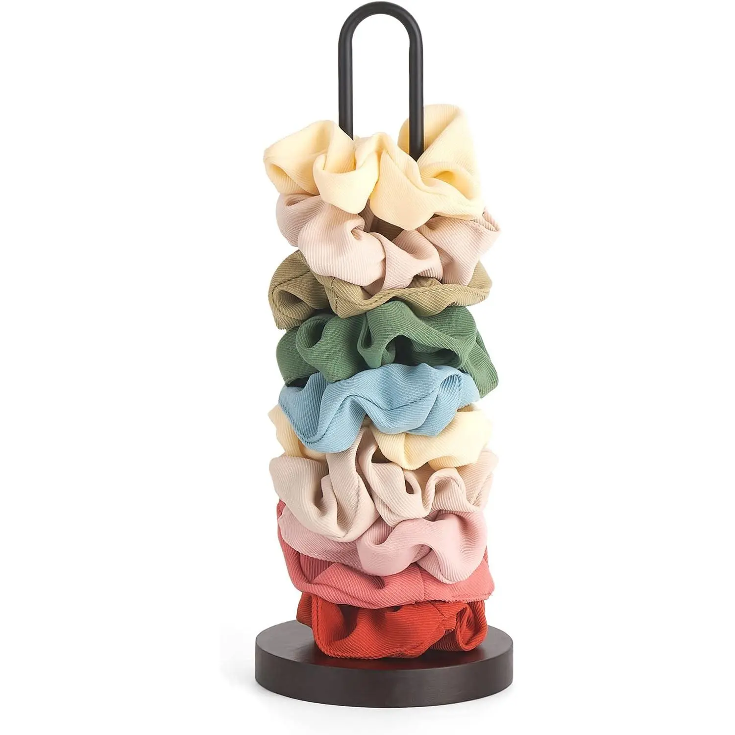 Scrunchie Holder Stand, Hair Tie Organizer Holds 20-30 Scrunchies
