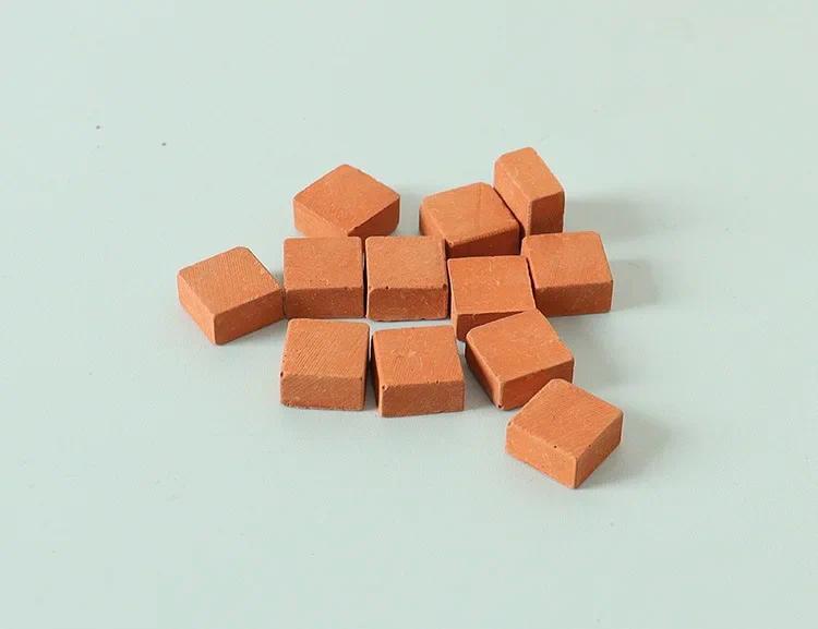 50/200pcs Mini Brick Bricks Building Wall Dollhouse Simulation Model Shooting Scene Miniature Decoration Home Decor