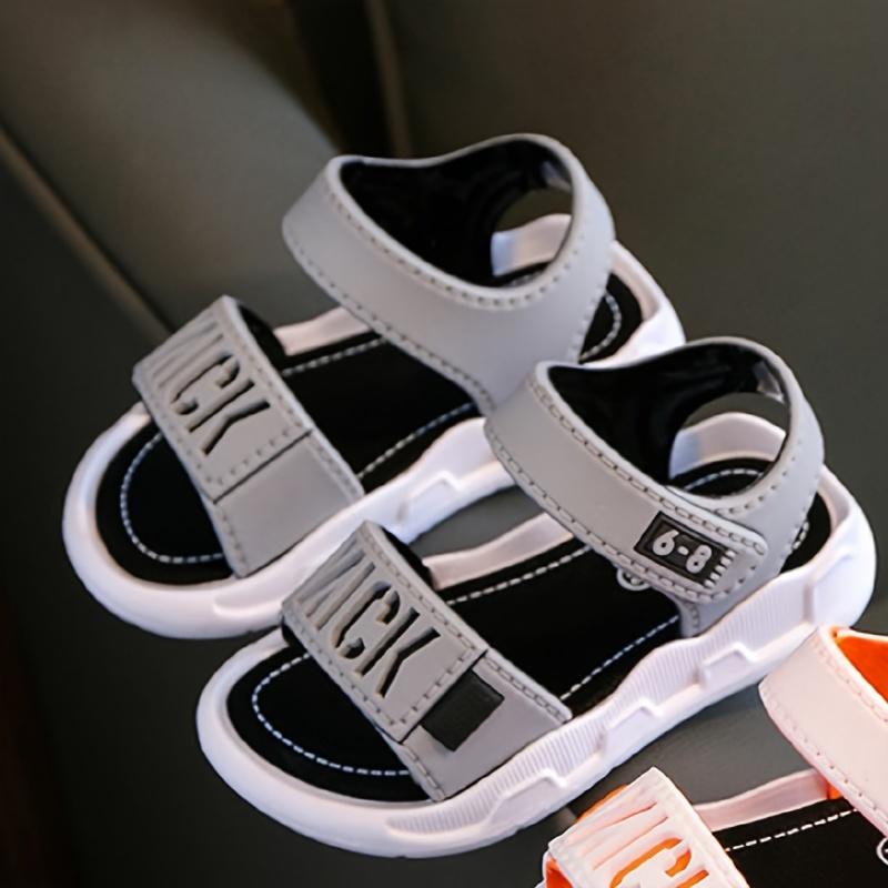 [Boys' Summer Sandals] Soft-Soled Non-Slip Summer Sandals for Boys - Casual Beach Shoes for Older Kids