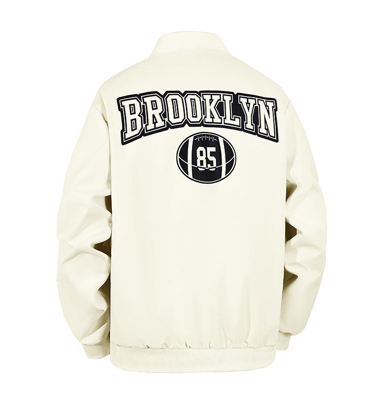 2026 New Men's Baseball Jacket with Stand Collar Popular American Style Jacket for Menswear Coats