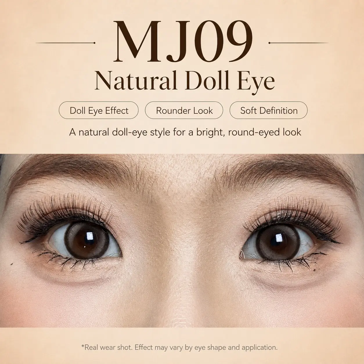 BANMUJI Magnetic Eyelashes with Applicator, Natural Doll Eye, Reusable Soft Lashes, No Glue Needed, Beginner Friendly, MJ09, Soft False Eyelashes