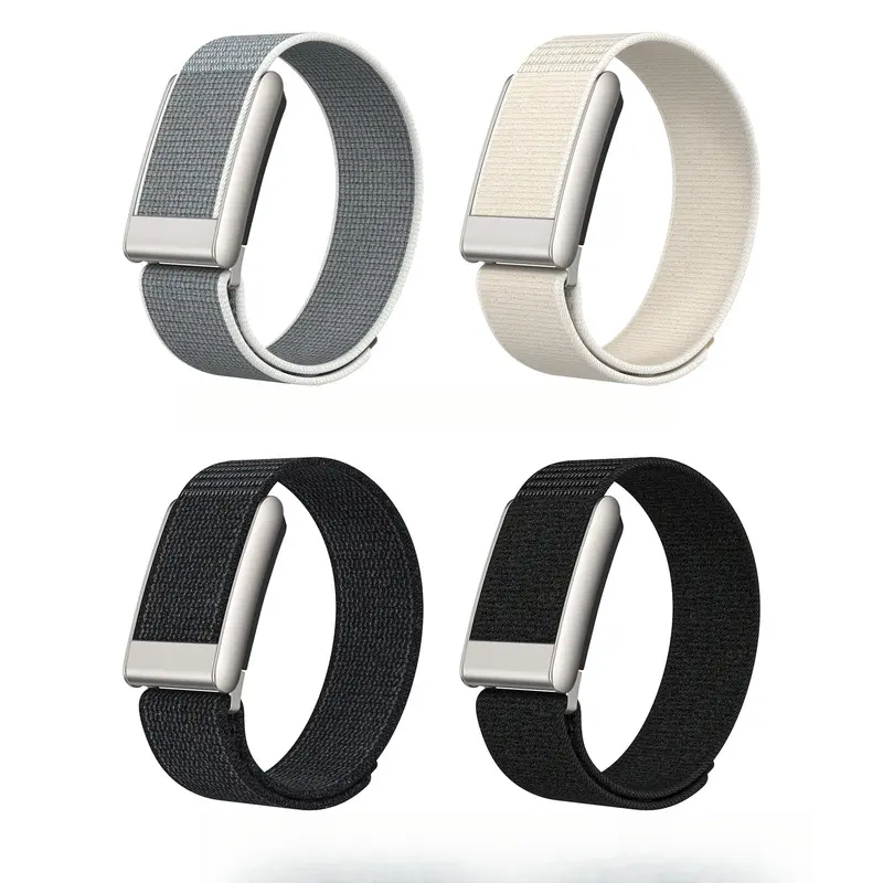 1pc Elastic Woven Nylon Strap With Hook And Loop Fastener Compatible With WHOOP 5.0 Regular & ECG Version Fitness Tracker Breathable Adjustable Sports Band For Sleep Workout Daily Use Men Women Wearable Accessories (Device Not Included)