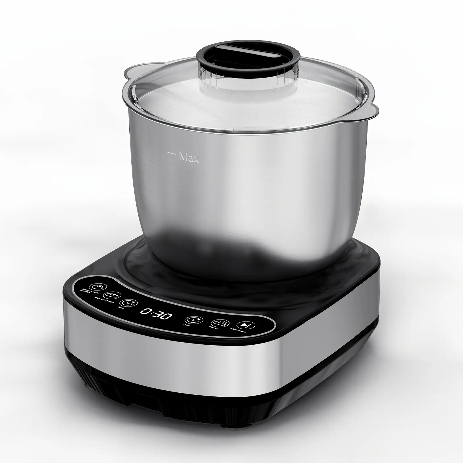 Electric Dough Maker with Fermentation Function, 7.4QT Dough Mixer Machine, for Making Bread And Pizza Dough, Black Electric Kitchen Appliance