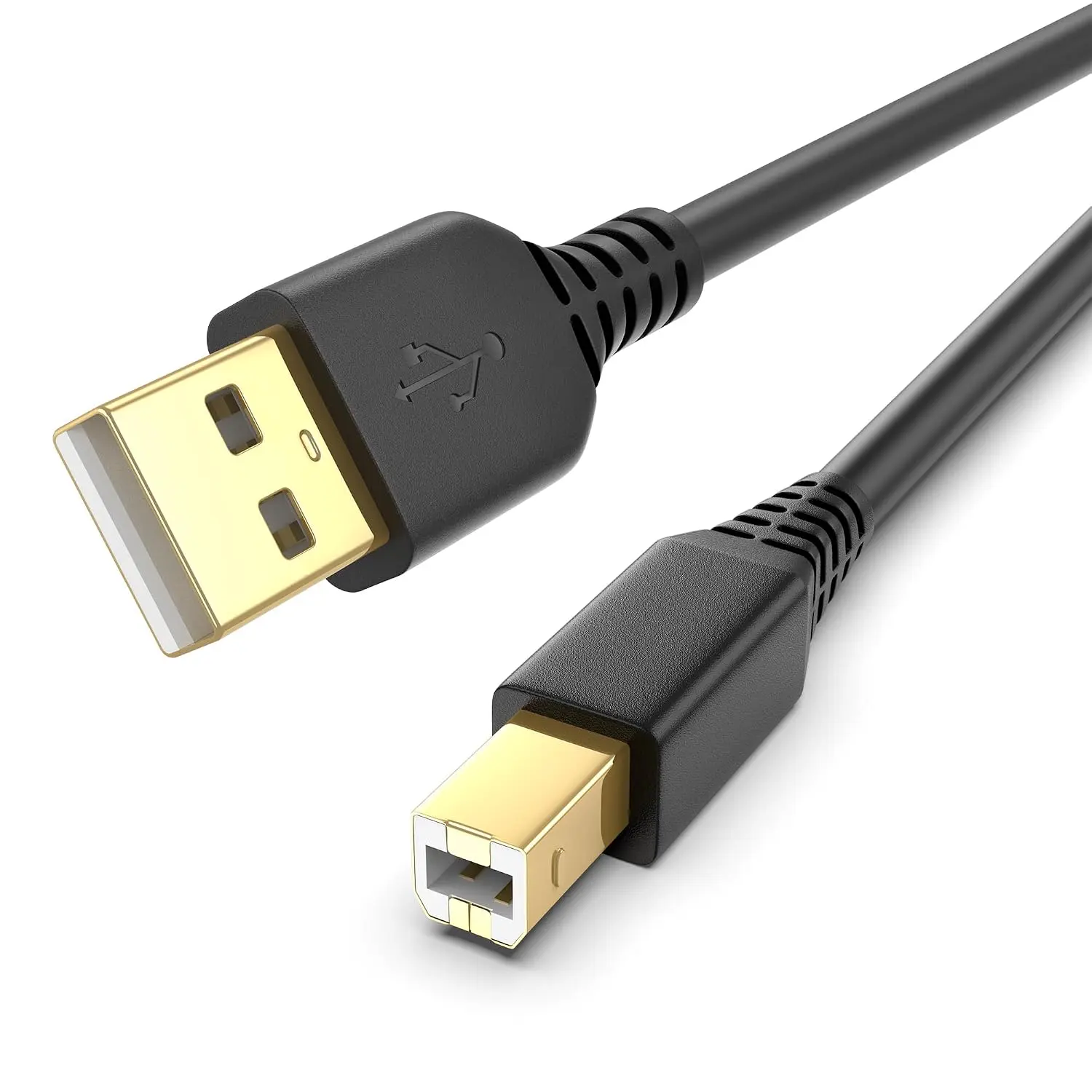 6FT Printer  to USB 2.0, High Speed USB A to USB B   Scanner/Printer Cord for , , , , Epson, Lexmark, Xerox, and (Black)