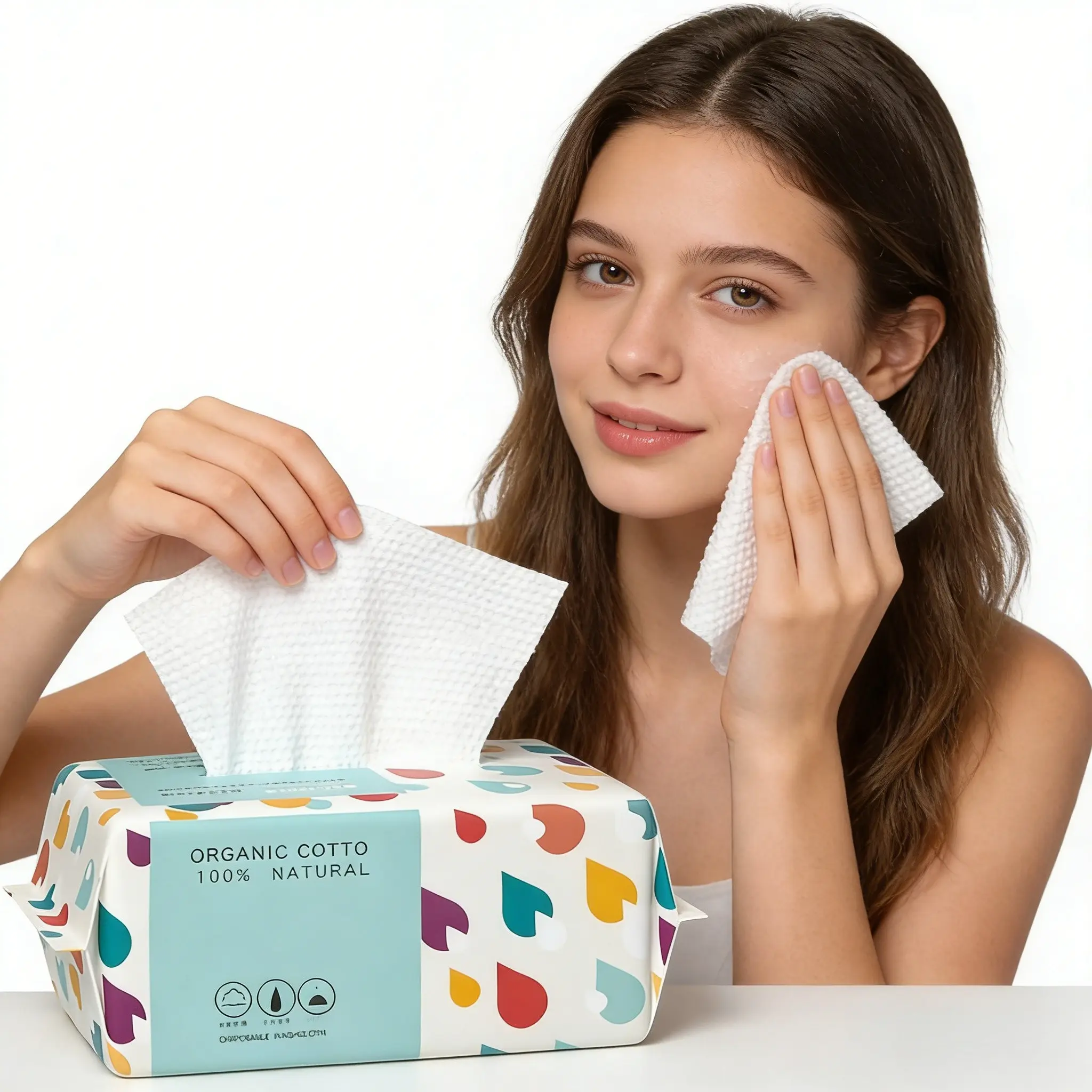 Disposable Face Towels,1/2/4Packs Face Towelettes for Washing & Drying, Cleaning, Lightweight Soft Dry Wipes Facial Tissue for Travel, Camping, Home Hand Wipes and Other Outdoor Activities Use, Napkin，Korean Facial Cleansing Cloths, Soft Thick Tissues