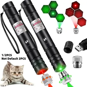 USB rechargeable pet laser toy, low-power safe laser, star-like projection effect, pet interactive game, conference presentation indicator, outdoor exploration, astronomy observation, a hands-free pet entertainment gadget for relieving boredom