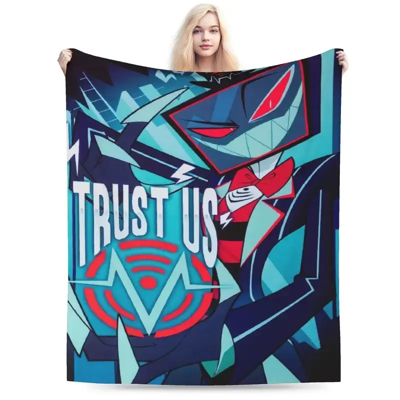 Relax hazbines hoteles alastor vox 2 Blanket Accessories Sofa Decorative  Throw Blankets Soft Fleece for Car