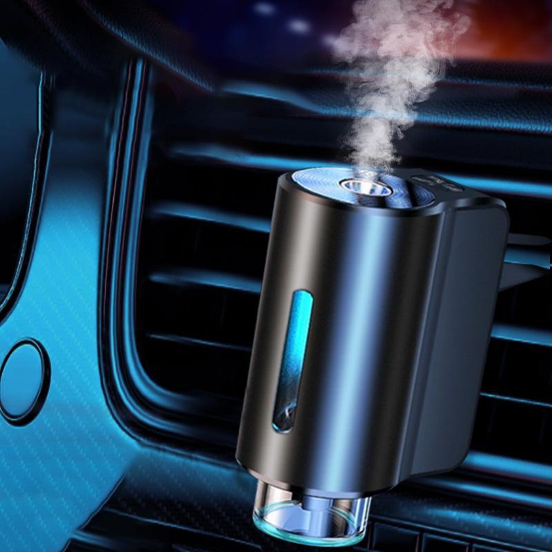 Smart Car Air Freshener, USB Rechargeable Car Air Freshener with 3 Adjustable Modes, Car Fragrance Diffuser, Car Interior Accessories